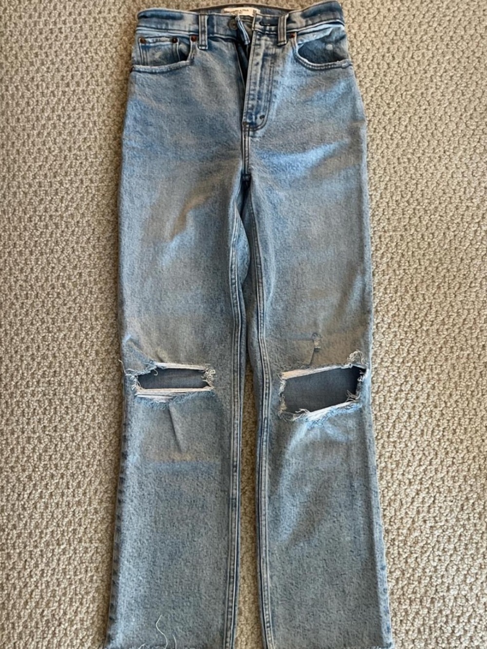 abercrombie 90s straight ultra high rise